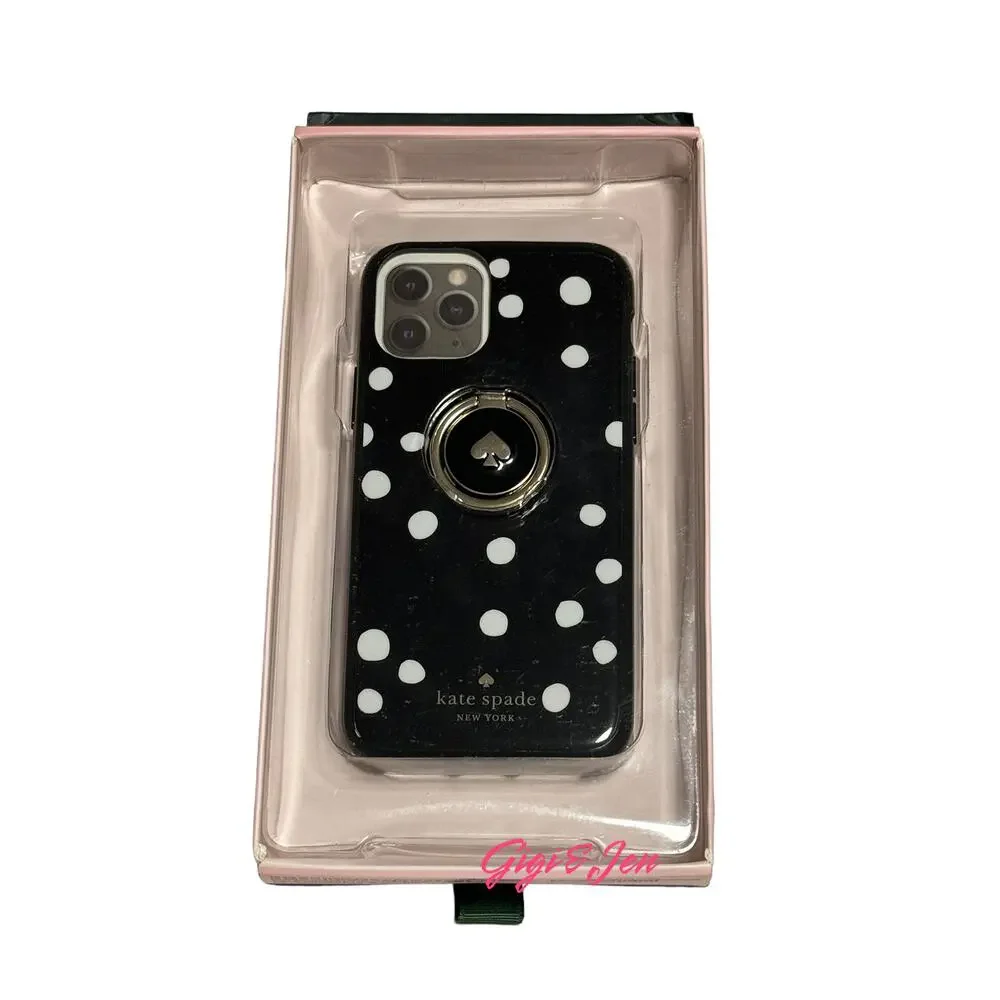 Kate Spade Dots Iphone 11 Pro Ring stand Case